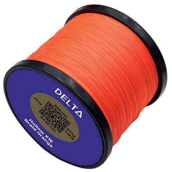 Delta Flettet Hollow X16 1000 M Orange 0.510 mm