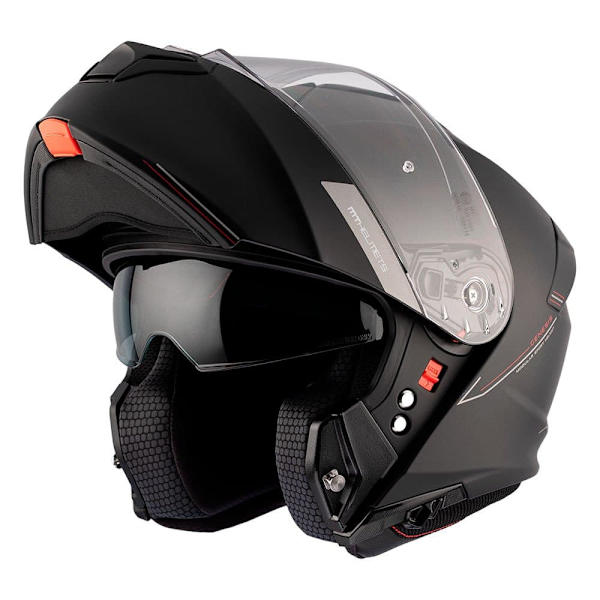Mt Helmets Genesis Sv Modulær Hjelm Sort XL