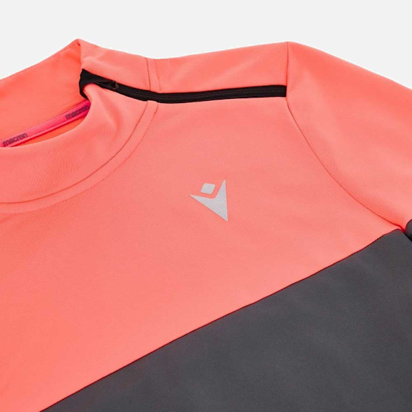 Macron Delia Halv Lynlås Sweatshirt Grå L Kvinde