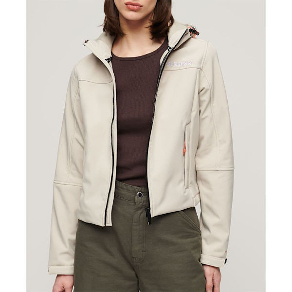 Superdry Jacka Soft Shell Trekker Beige L Kvinna