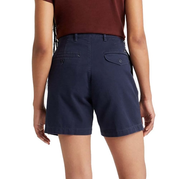 Dockers Shorts Pleated Original Blå 27 Kvinna