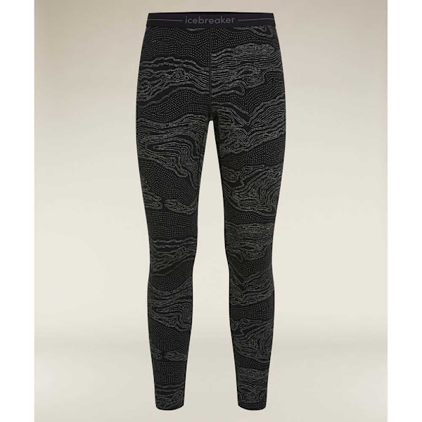 Icebreaker Merino 260 Vertex Snow Guide Leggings Grå XL Mand