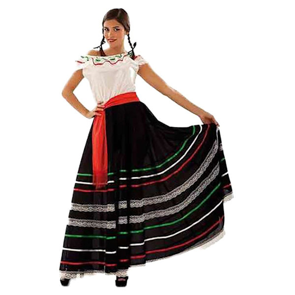 Viving Costumes Mexikansk Kvinna Custom Flerfärgad XL