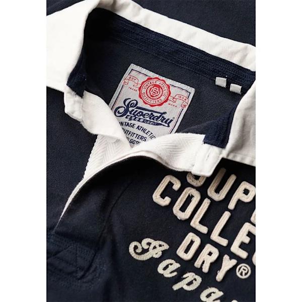 Superdry Vintage Athletic Rugby T-shirt Svart XL Man