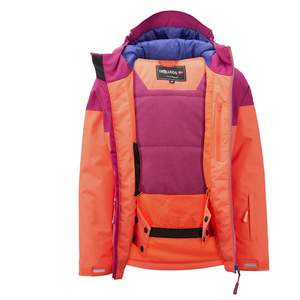 Trollkids Hallingdal Jacka Orange 128 cm Pojke