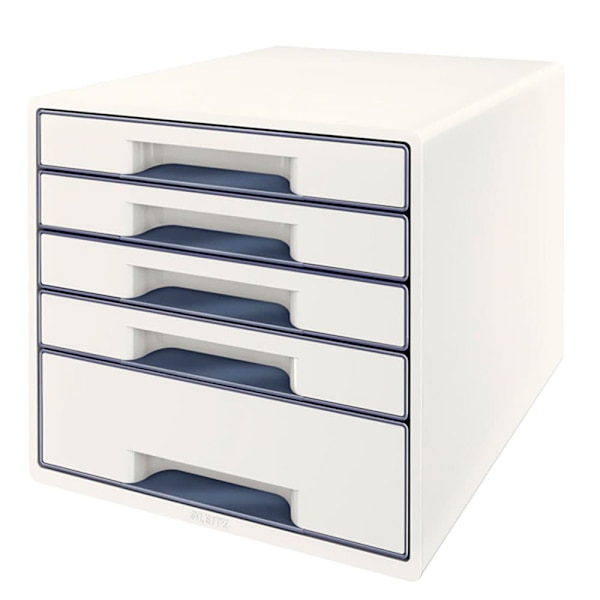 Leitz Skuffer Wow Desk Cube 5 1 Stor Og 4 Lille Hver Skuffer