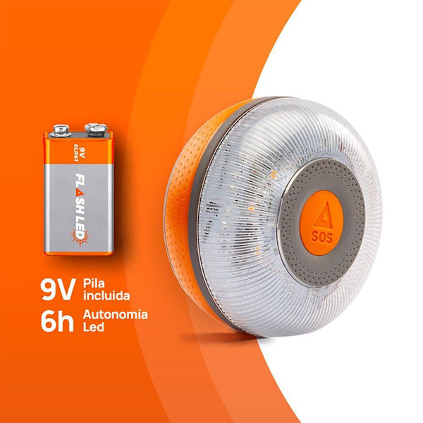 Flash Led Ajoneuvon Hätävalo Led Sos V16 Kultainen