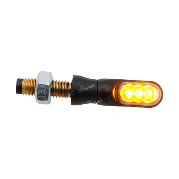 Lightech Type 928 Motorcykel Blinklys Sort