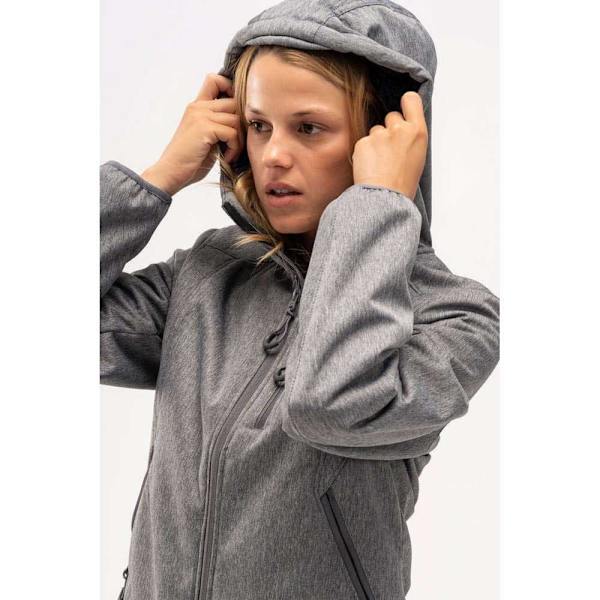 Nox Soft Shell Jakke Pro Grå L Kvinde