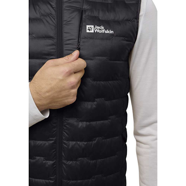 Jack Wolfskin Passamani Down Väst Svart M Man