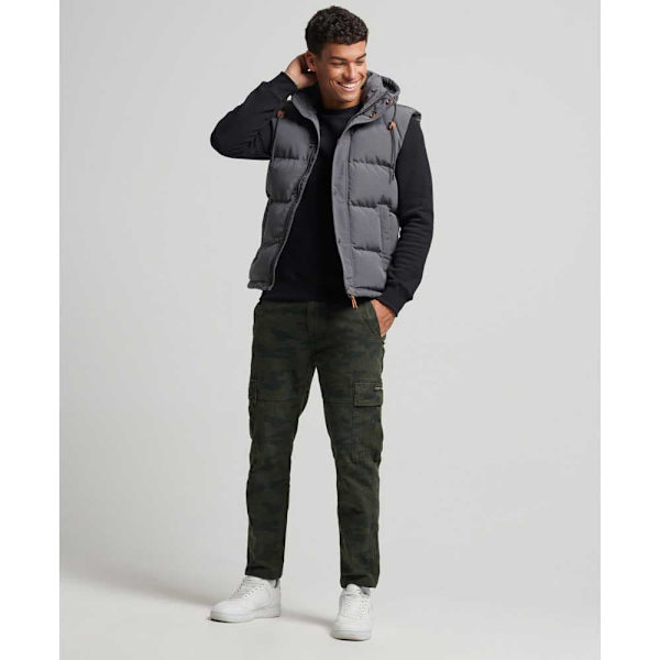 Superdry Väst Everest Grå S Man