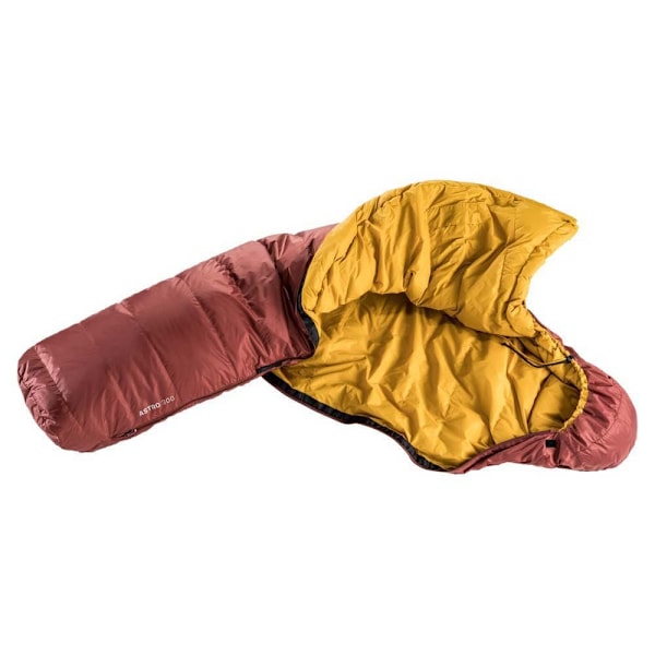 Deuter Sovsäck Astro 300 Röd Regular / Left Zipper