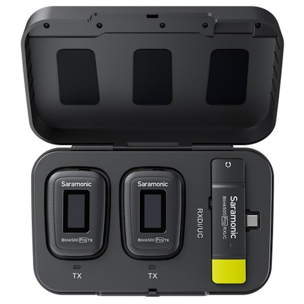 Saramonic Trådløst Videokamera Mikrofonsystem Blink 500 Pro B6 Sort