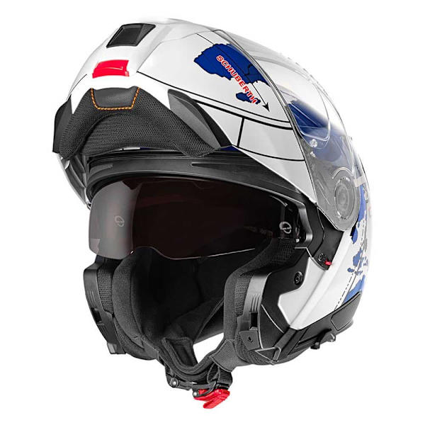 Schuberth C5 Globe Modulær Hjelm Blå 3XL