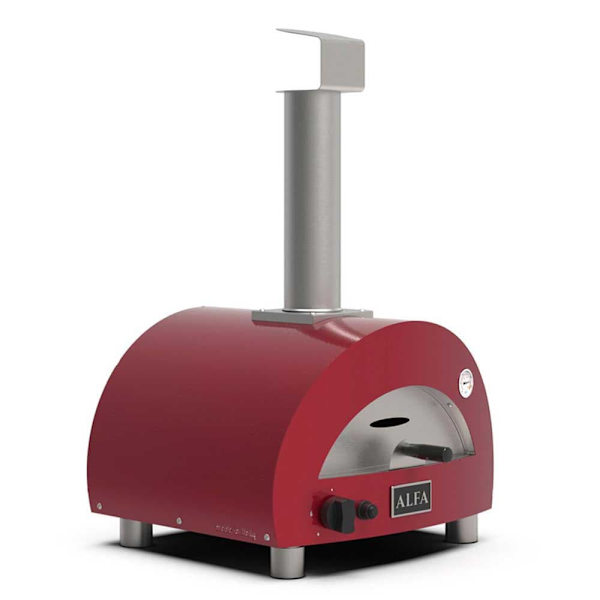 Alfa Forni Puutarha Kaasuuuni Moderno Pizza Hopeinen