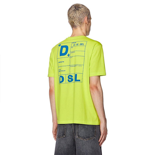Diesel Kortärmad T-shirt Just K5 Gul L Man