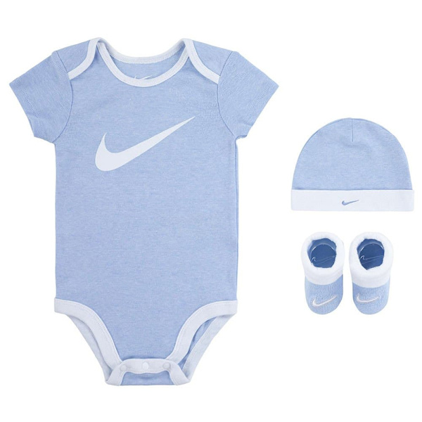 Nike Kids Baby Set Set Swoosh Blå 0-6 Pojke