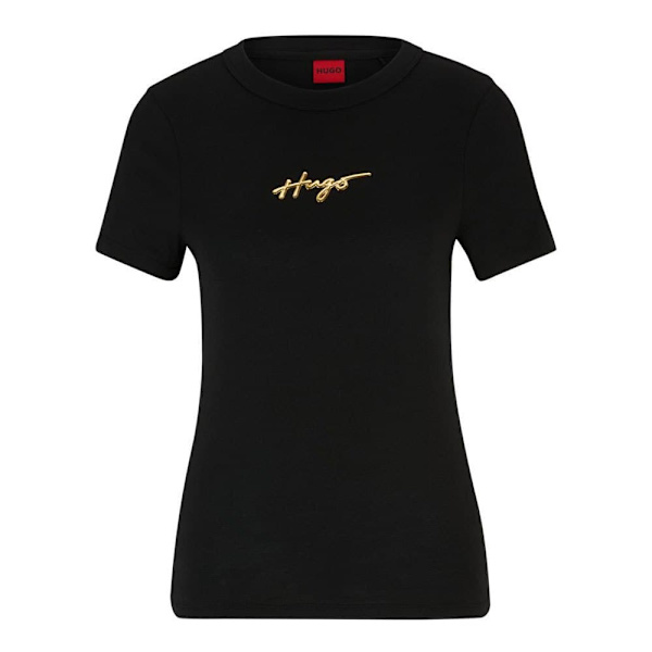 Hugo Kortærmet T-shirt Classic 4 Sort XS Kvinde