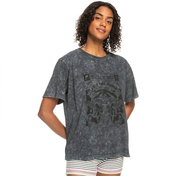 Roxy Lyhythihainen T-paita Moonlight Sunset B Harmaa M Nainen