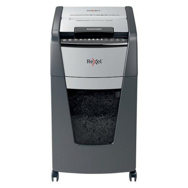 Rexel Knusered Optimum 300m Auto+ Hvid One Size / EU Plug