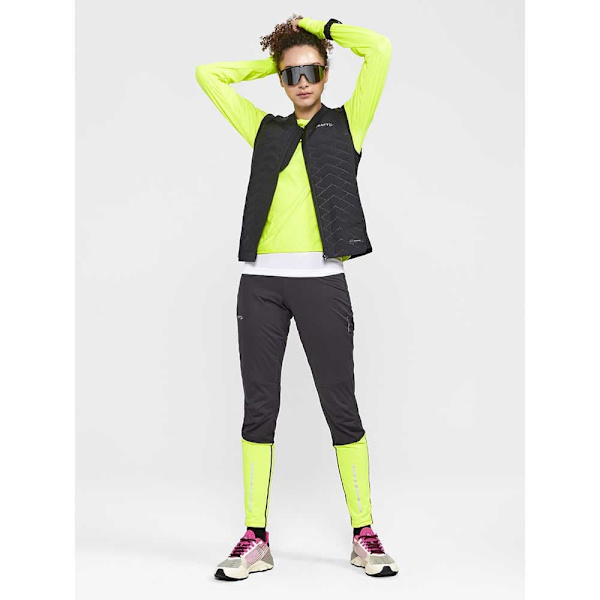 Craft Langærmet T-shirt Pro Hypervent Wind Gul M Kvinde