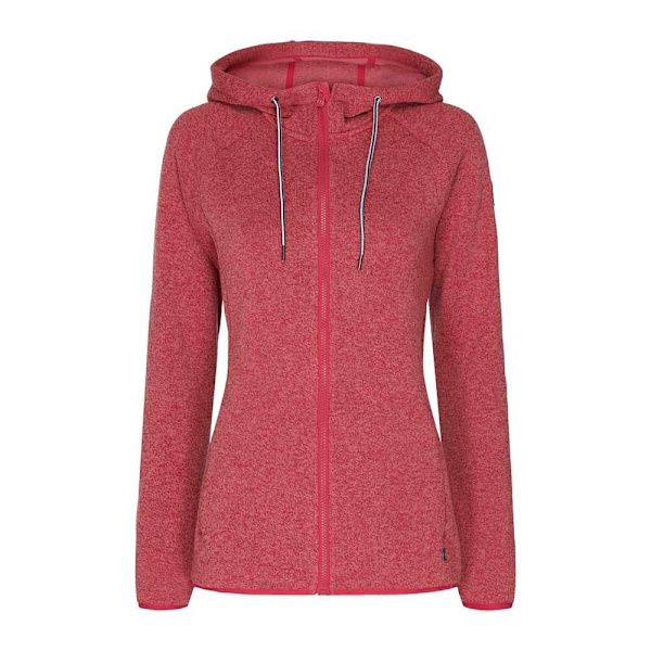 Sea Ranch Sweatshirt Med Fuld Lynlås Bea Rød L Kvinde