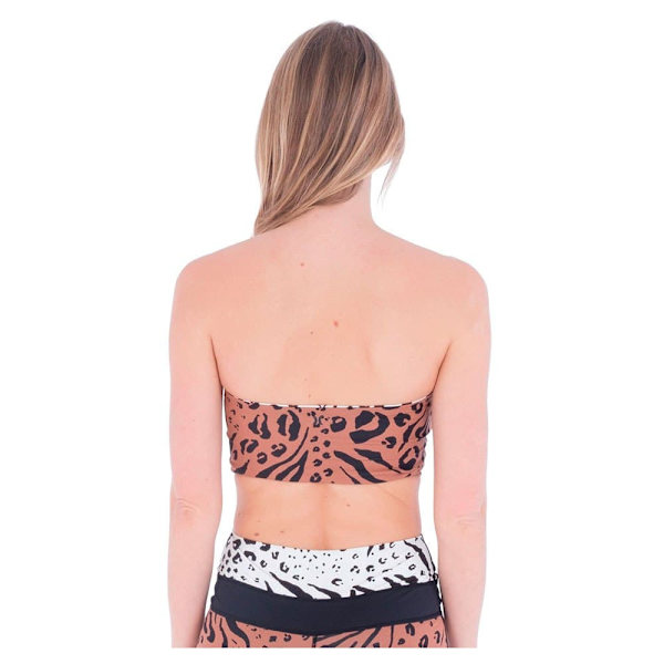 Hurley Bikinitopp Animix Revo Tube Brun M Kvinna