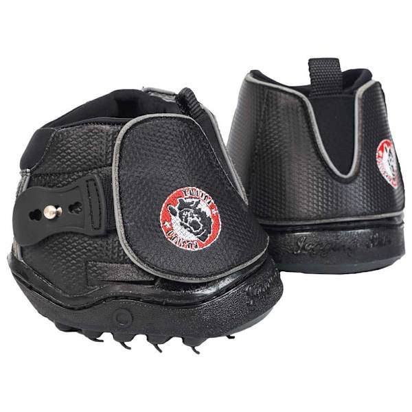 Equine Fusion Over Reach Boots Active Jogging Slim Svart 8