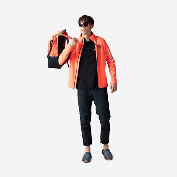Rossignol Full Dragkedja Fleece Classique Hero Clim Orange XL Man