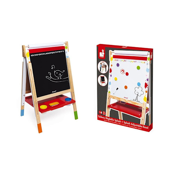 Janod Splash Adjustable Easel Flerfärgad 3-8 Years