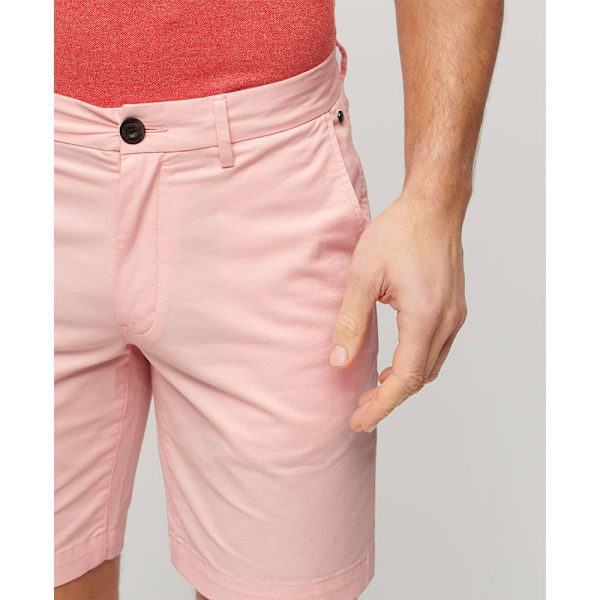 Superdry Stretch Shortsit Pinkki 28 Mies