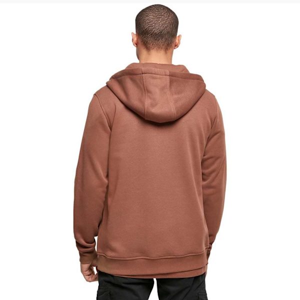 Build Your Brand Heavy Sweatshirt Med Lynlås Brun XL Mand