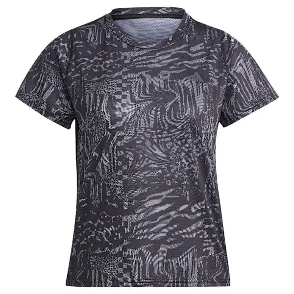 Adidas Lyhythihainen T-paita 3b Aop Musta XS Nainen