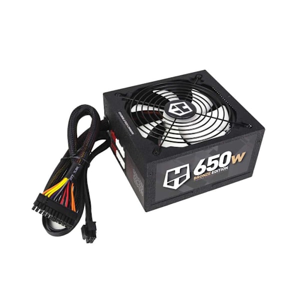 Nox Strømforsyning Hummer 650w 80 Plus Bronze Sort