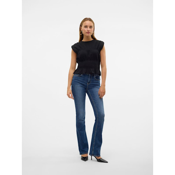 Vero Moda Flash Flared Li3110 Jeans Blå XS / 30 Kvinde