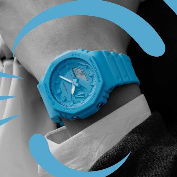 Casio G-shock Ga-2100-2a2er Kello Sininen