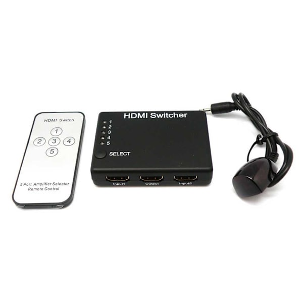 Euroconnex Hdmi Switch 4009 1x5 Sort