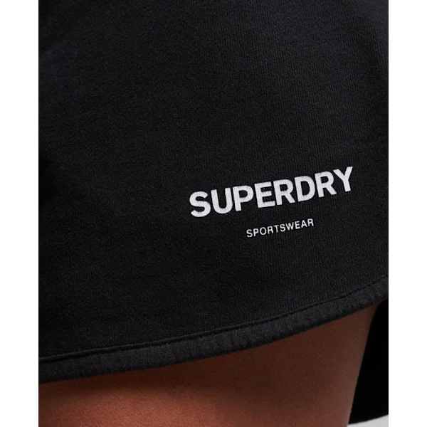 Superdry Shortsit Code Core Sport Sweatshort Musta L Nainen