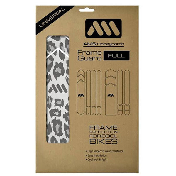 All Mountain Style Frame Guard Full Stickers Honeycomb Grå