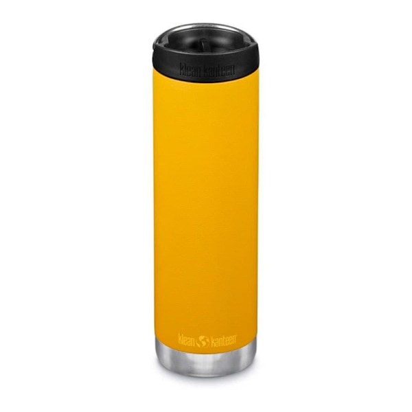 Klean Kanteen Café Cap Insulated Thermal Bottl Tkwide 20oz Keltainen