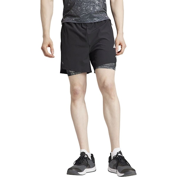 Adidas Shorts Woven Power 2in1 5´´ Sort S Mand