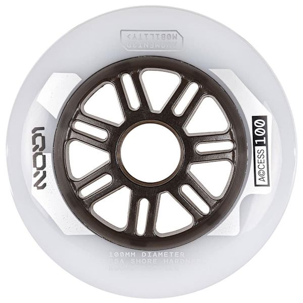 Iqon Skridskor Hjul Access 100 85a 3 Enheter Silver 100 mm