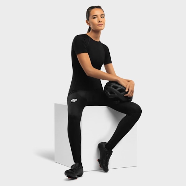 Siroko Lyhythihainen Pohjakerros Srx Premium Skin Musta 2XS-XS Nainen