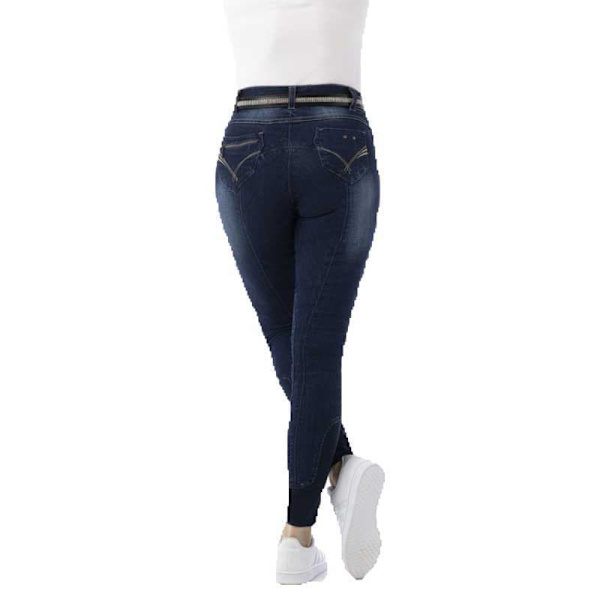 Equitheme Ridbyxor Texas Jean Blå 40