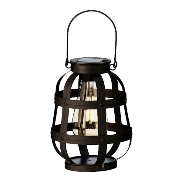 Lumineo Solar Garden Light Vintage 3 Enheder Sort