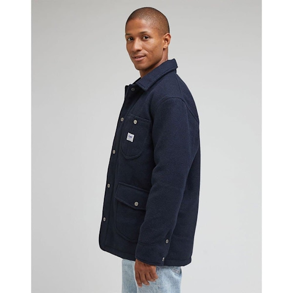 Lee Jakke 112342487 Wool Blå S Mand