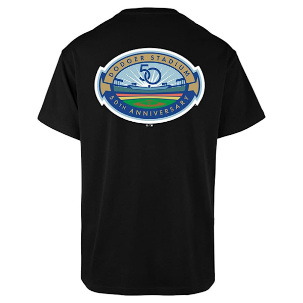 47 Mlb Los Angeles Dodgers Backer Bc012tmbect616701 T-shirt Med Korta ärmar Svart L Man