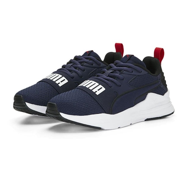 Puma Junior Løbesko Wired Run Pure Sort EU 37 Dreng