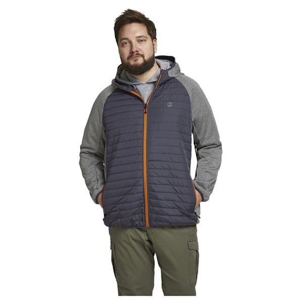 Jack & Jones Multi Quilted Plus Size Jakke Grå 2XL Mand