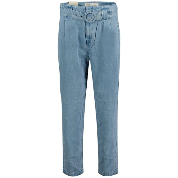 Salsa Jeans Bukser Baggy Paper Bag Crop Blå S / 28 Kvinde